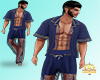 TSHIRT BLUE HAKIN