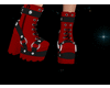 It Strap Red Boots