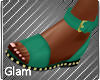 G Sunny Day Green Sandal