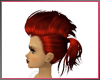 Red Warrior Punk Hair