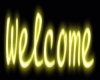Welcome Sign Yellow