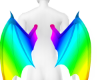 Rainbow Demon Wings