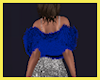 Di* Blue Fur Wrap