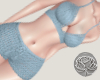 Crochet Set Dusty Blue
