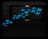 !R! Blue Flowers Wall