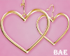 BAE| Heart Earrings Gold