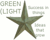 Hex Star - Green - Light