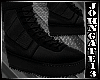 Black Leather Kicks