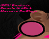 Massave HotPink Plug's