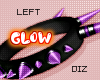 !!D Glow Spike Purple L