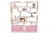 Pink wedding shelf cust