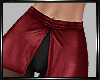 E* Red Leather Skirt RL
