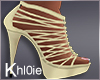 K Safari  yellow heels
