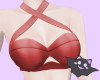 ☽ Strip Top Red