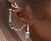 Hearts Chain Earrings