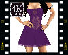 4K Lace Purple Dress