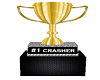 #1 crasher trophy sticke