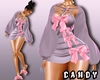 !C Bow Mini Dress