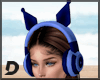[D] Game Headphones Blue