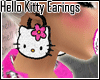 f0h Hello Kitty Earings