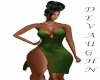 SOE  SLIT OLIVE DRESS