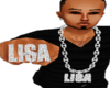 (R)Lisa Name Ring