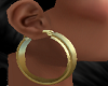Gold Hoops -Large