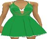 cowl dress green