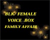 FAMILY AFFAIR VOICE BOX