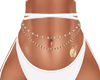 GOLD 'ITM' BELLY CHAIN