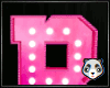 [P2] Pink Neon Letter B