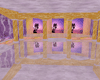 purple/gold harem room