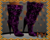 MH~PURPLE PANT BOOTS