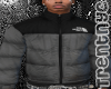 NORTH FACE GREY PUFFER