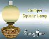 Antique Squatty Lamp Gld