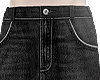basic black ripped jean