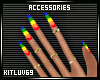 69-Rainbow Nails+Rings