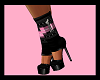 Plaid Pink-Black Shoes