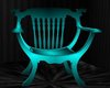 Teal Griffin chair