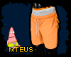 運 orange shorts