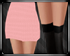 Pink Skirt + Stockings