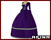 Purple/Silver Ballgown