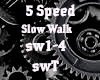 5 Speed Slow Walk M/F