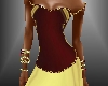 !QT! Gold/Ruby Gown