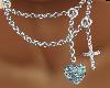 Lux Heart/Cross Necklace