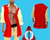 Open shirt red and sand