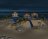 spiaggia blu romantica