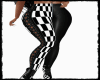 Checkered Leather Pants