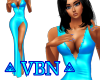 Gwen dress Turquoise