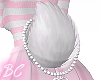 ♥Fluffy tail+pearls